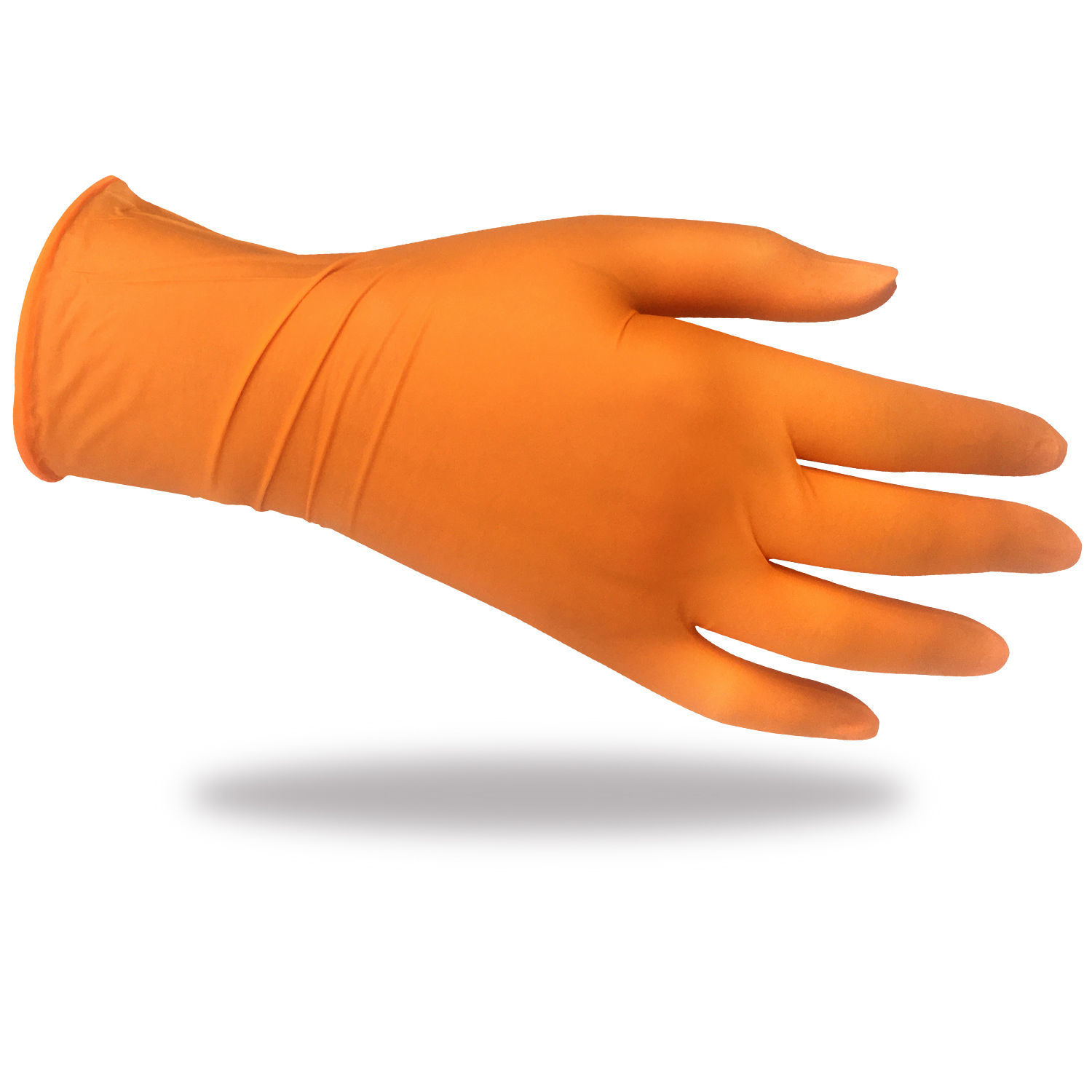 50 gants jetables nitrile orange - Camac Cie